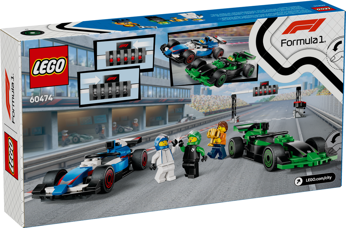 LEGO City F1 Grid with VCARB & Sauber Race Cars 60474 Building Set (313 Pieces) - View 8