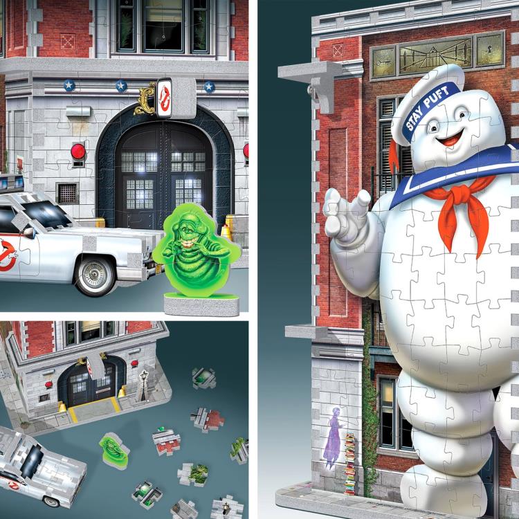 Wrebbit Ghostbusters Firehouse Headquarters 500-Piece 3D Puzzle - View 10