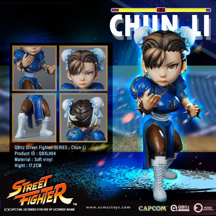 Asmus Toys Street Fighter Qbitz XL Chun-Li 6.7-Inch Vinyl Figure - View 13