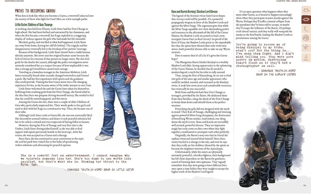 Renegade Game Studios Werewolf: The Apocalypse 5th Edition Shattered Nation Sourcebook - View 6