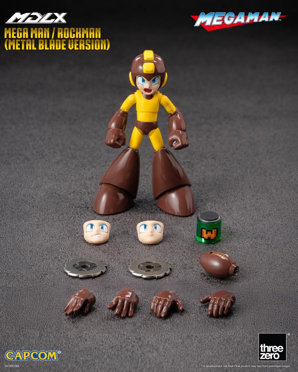 threezero Mega Man MDLX Articulated Figure Series Mega Man (Metal Blade Ver.) 4-Inch Action Figure - View 15