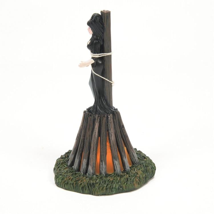 Enesco Elvira, Mistress of the Dark Hot Properties Village Elvira At The Stake 5.59-Inch Figurine - View 4