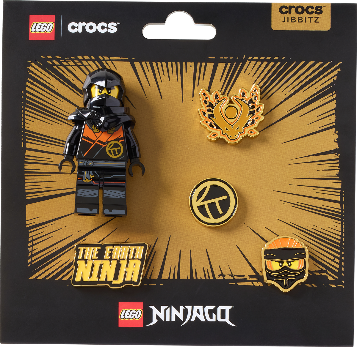 Crocs x LEGO Collection NINJAGO Cole 5 Pack 5010457 (Ages 5+) - View 4