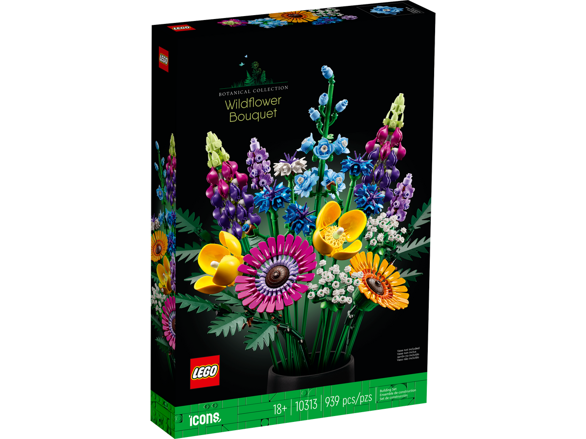 LEGO Botanicals Wildflower Bouquet 10313 Building Set for Adults (939 Pieces) - View 2