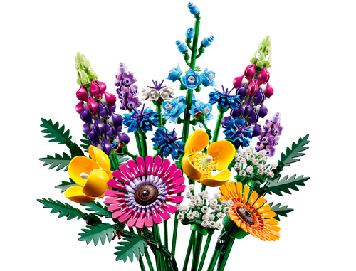 LEGO Botanicals Wildflower Bouquet 10313 Building Set for Adults (939 Pieces)