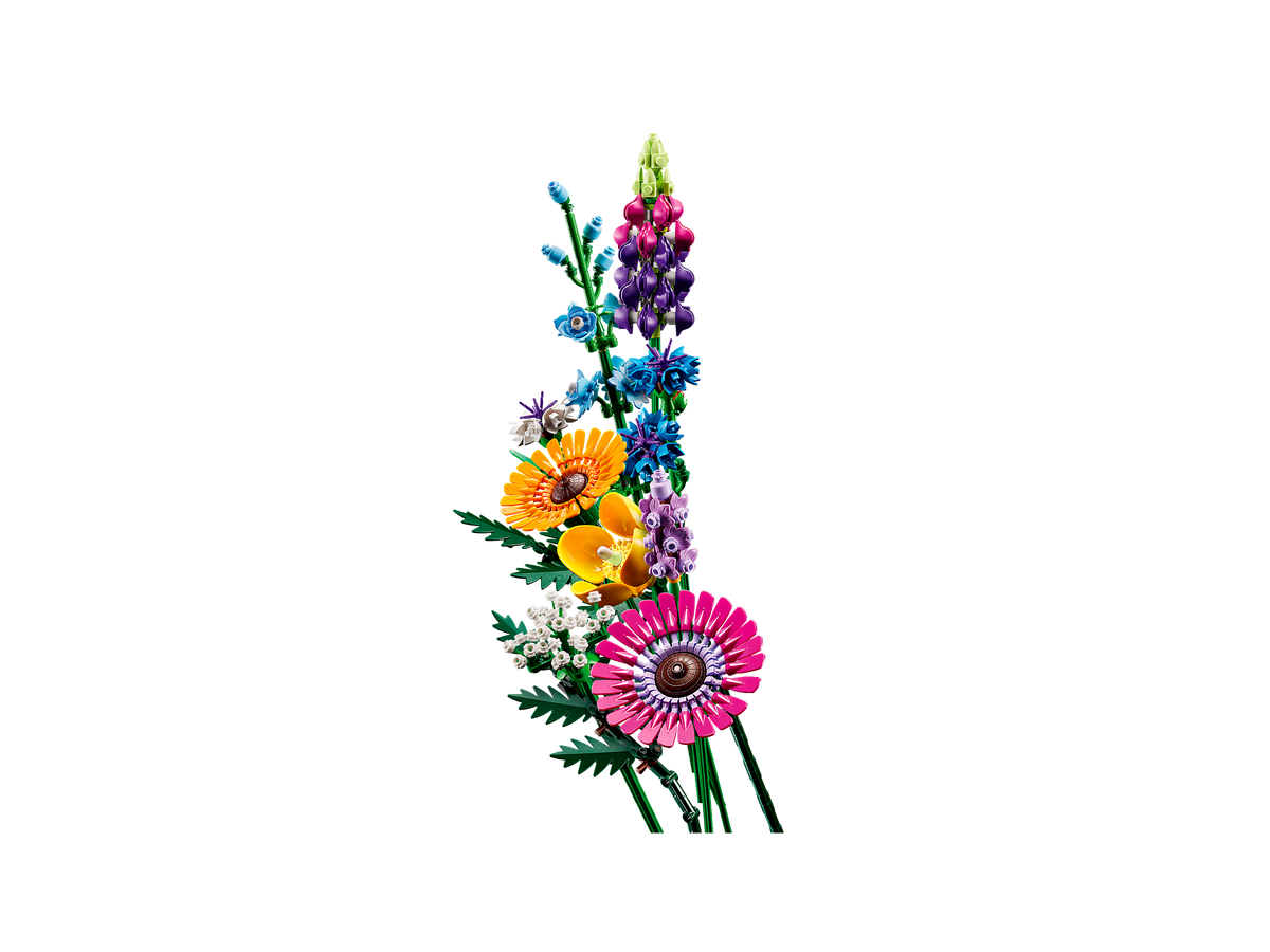LEGO Botanicals Wildflower Bouquet 10313 Building Set for Adults (939 Pieces) - View 7