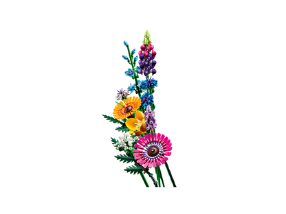 LEGO Botanicals Wildflower Bouquet 10313 Building Set for Adults (939 Pieces) - View 7