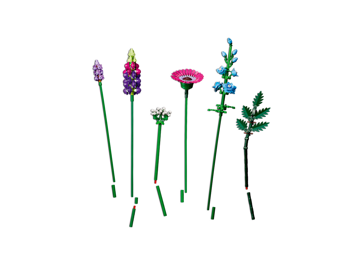 LEGO Botanicals Wildflower Bouquet 10313 Building Set for Adults (939 Pieces) - View 8