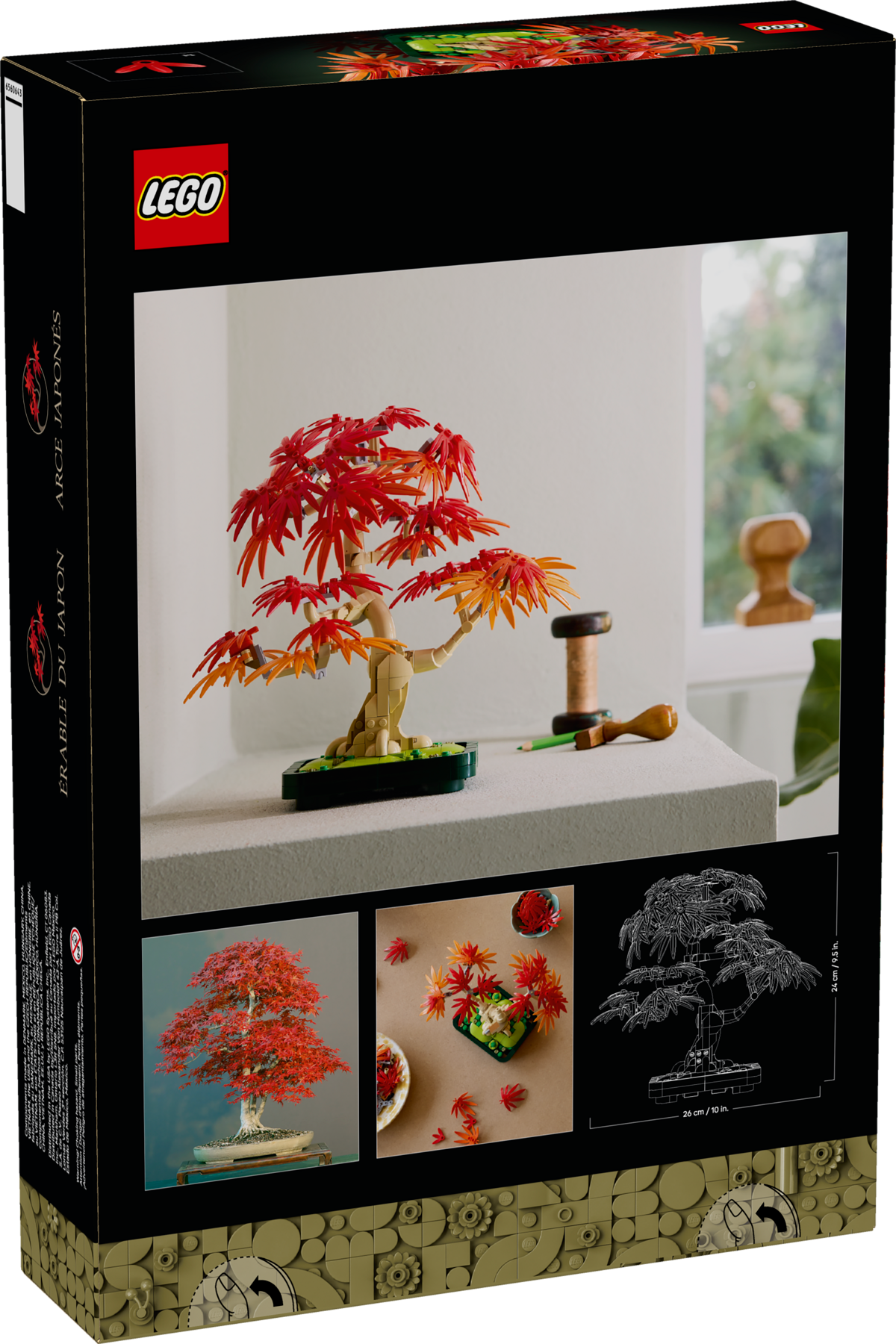 LEGO Botanicals Japanese Red Maple Bonsai Tree 10348 Building Set (474 Pieces) - View 13
