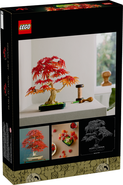 LEGO Botanicals Japanese Red Maple Bonsai Tree 10348 Building Set (474 Pieces) - View 13