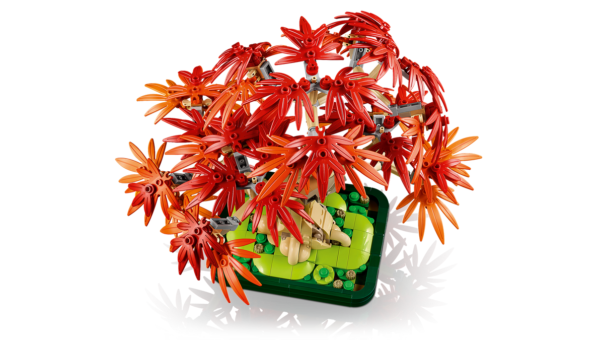 LEGO Botanicals Japanese Red Maple Bonsai Tree 10348 Building Set (474 Pieces) - View 5