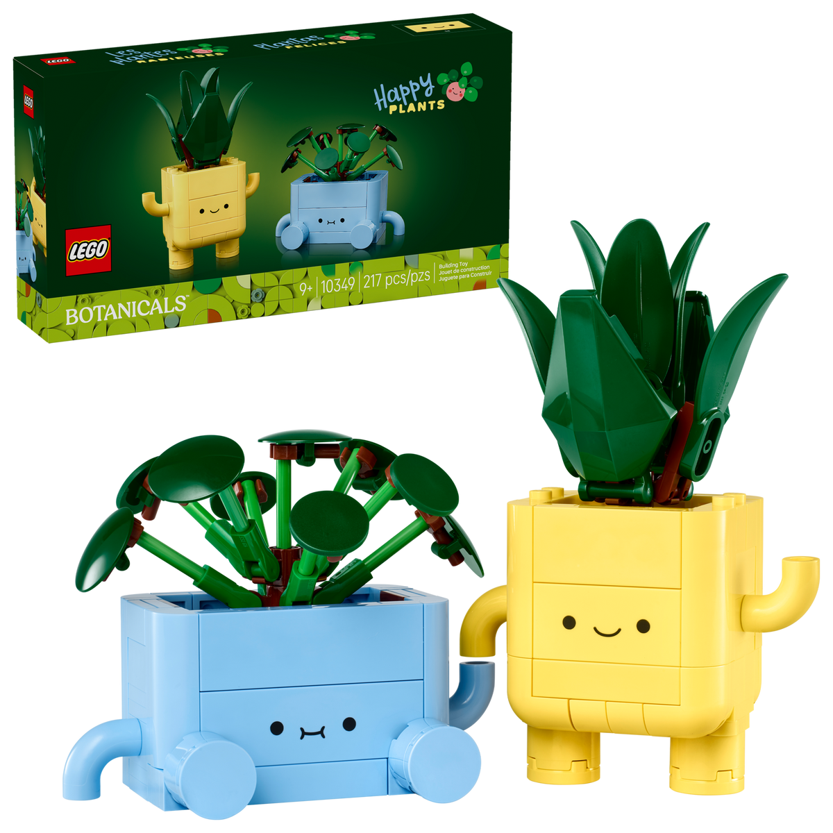 LEGO Botanicals Happy Plants 10349 Building Set (217 Pieces) - View 2