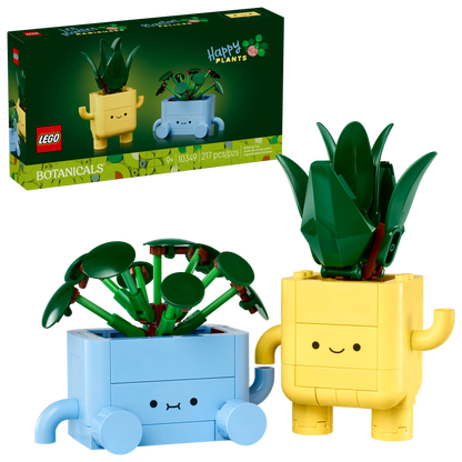 LEGO Botanicals Happy Plants 10349 Building Set (217 Pieces) - View 2