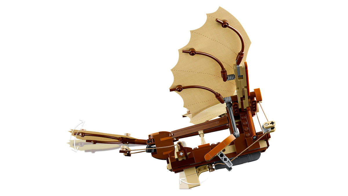 LEGO Icons Leonardo da Vinci's Flying Machine 10363 Building Set for Adults (493 Pieces) - View 5