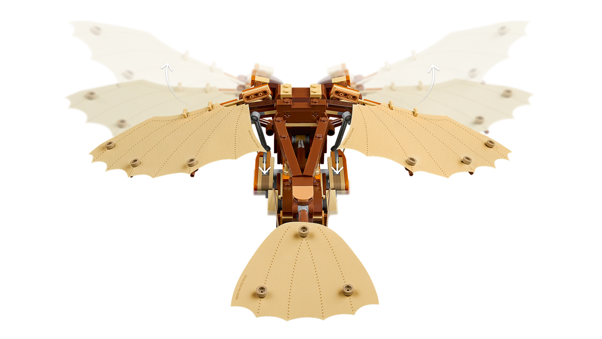 LEGO Icons Leonardo da Vinci's Flying Machine 10363 Building Set for Adults (493 Pieces) - View 6