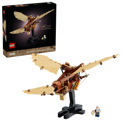 LEGO Icons Leonardo da Vinci's Flying Machine 10363 Building Set for Adults (493 Pieces) - View 2