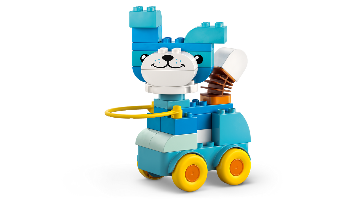 LEGO DUPLO 3in1 Animals on Wheels Building Set (58 Pieces, Ages 2+) - View 4