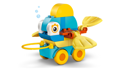LEGO DUPLO 3in1 Animals on Wheels Building Set (58 Pieces, Ages 2+) - View 3