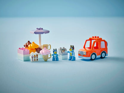 LEGO DUPLO Bluey Ice Cream Trip with Bluey 10458 Building Set (22 Pieces) - View 6