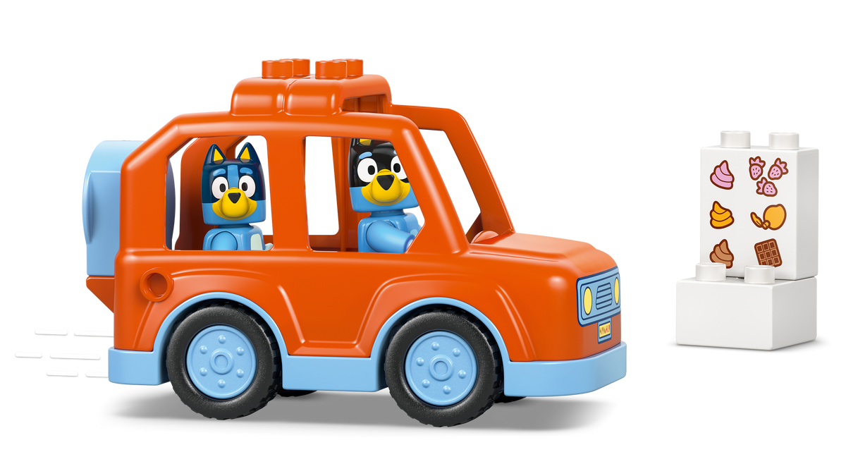 LEGO DUPLO Bluey Ice Cream Trip with Bluey 10458 Building Set (22 Pieces) - View 3