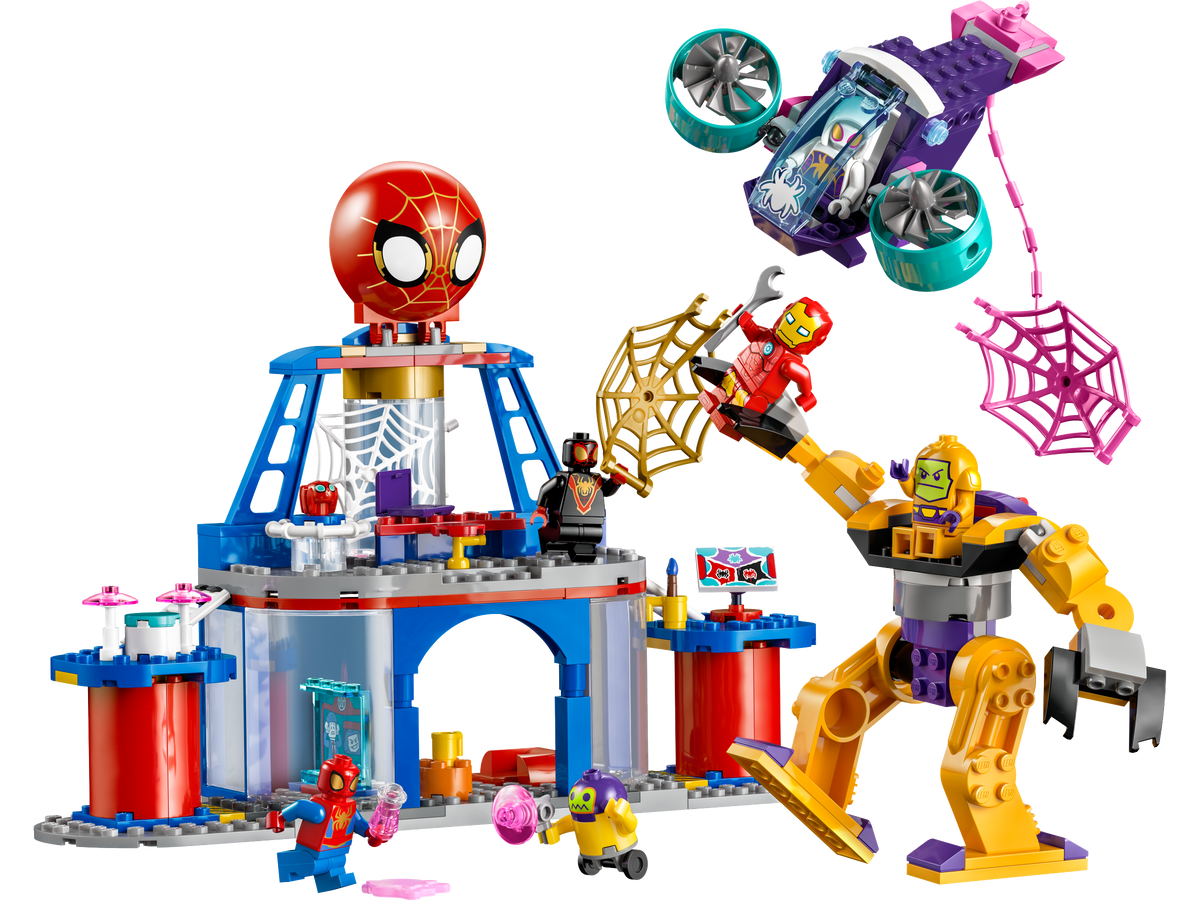 LEGO Marvel Team Spidey Web Spinner Headquarters 10794 Building Set (193 Pieces)