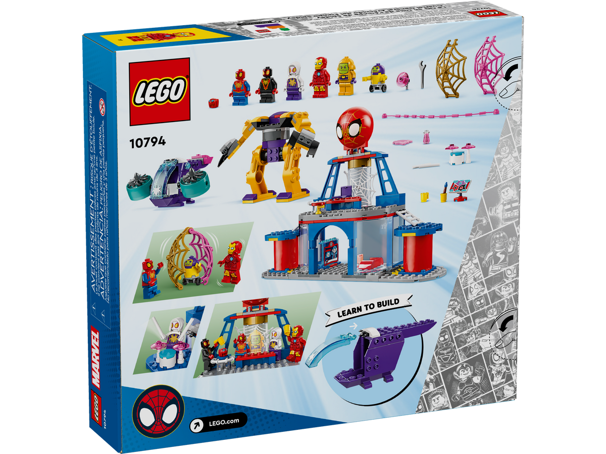 LEGO Marvel Team Spidey Web Spinner Headquarters 10794 Building Set (193 Pieces) - View 6