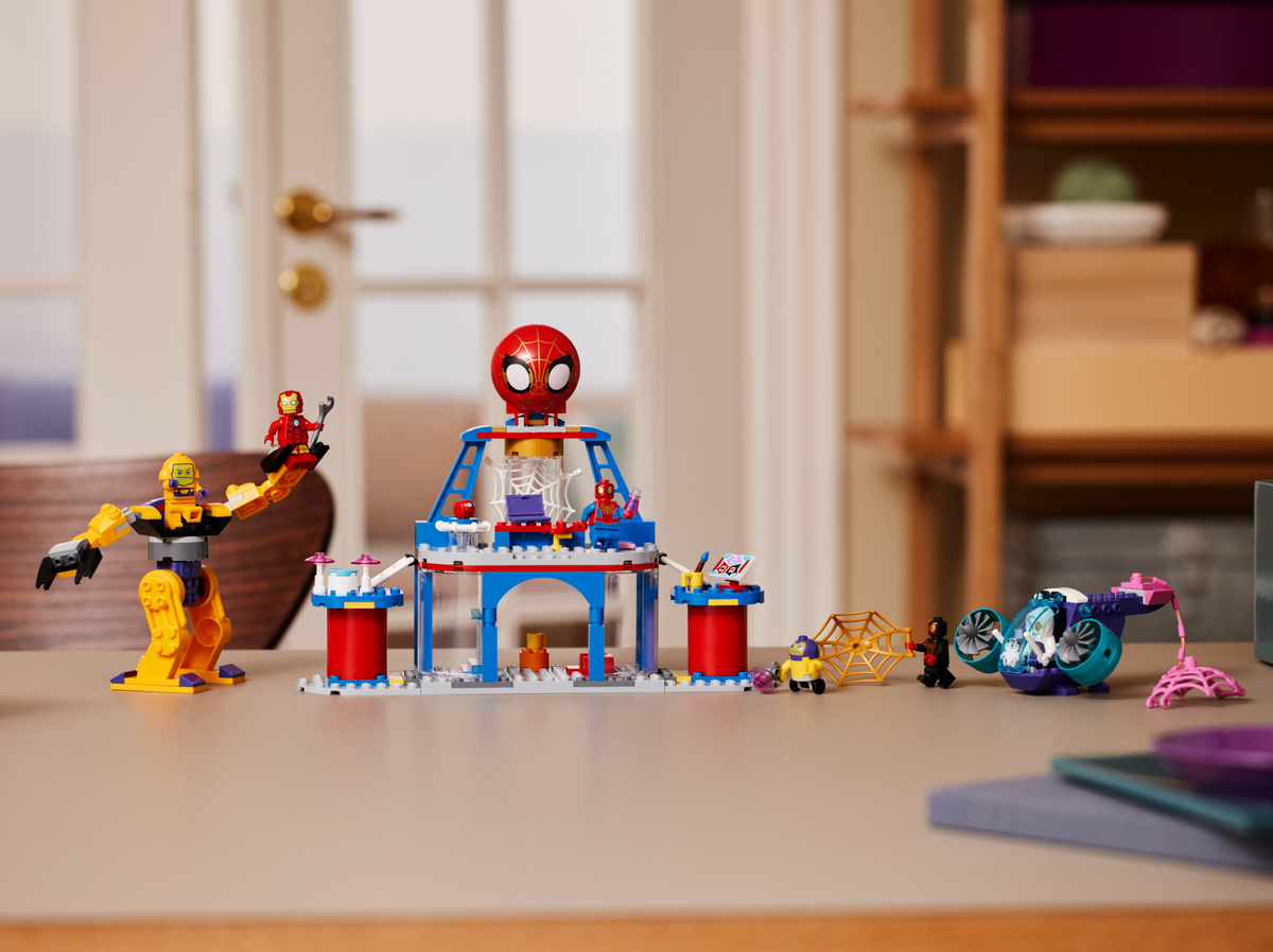 LEGO Marvel Team Spidey Web Spinner Headquarters 10794 Building Set (193 Pieces) - View 9