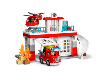 LEGO DUPLO Fire Station & Helicopter 10970 Building Set (117 Pieces) - View 3