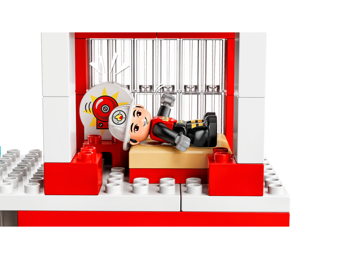 LEGO DUPLO Fire Station & Helicopter 10970 Building Set (117 Pieces) - View 5