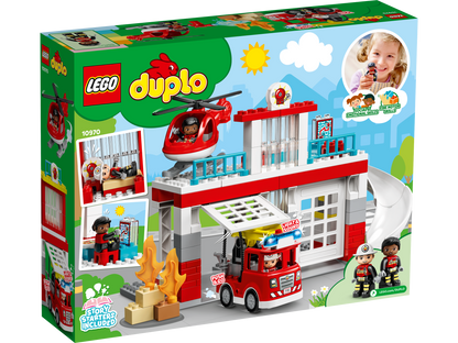 LEGO DUPLO Fire Station & Helicopter 10970 Building Set (117 Pieces) - View 8
