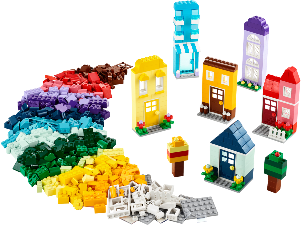 LEGO Classic Creative Houses Building Set (850 Pieces, Ages 4+)