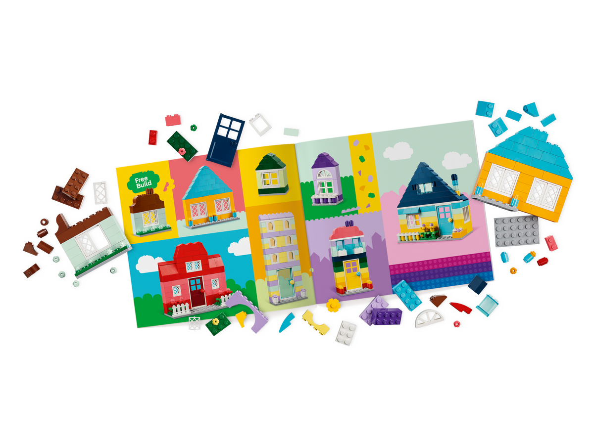 LEGO Classic Creative Houses Building Set (850 Pieces, Ages 4+) - View 7