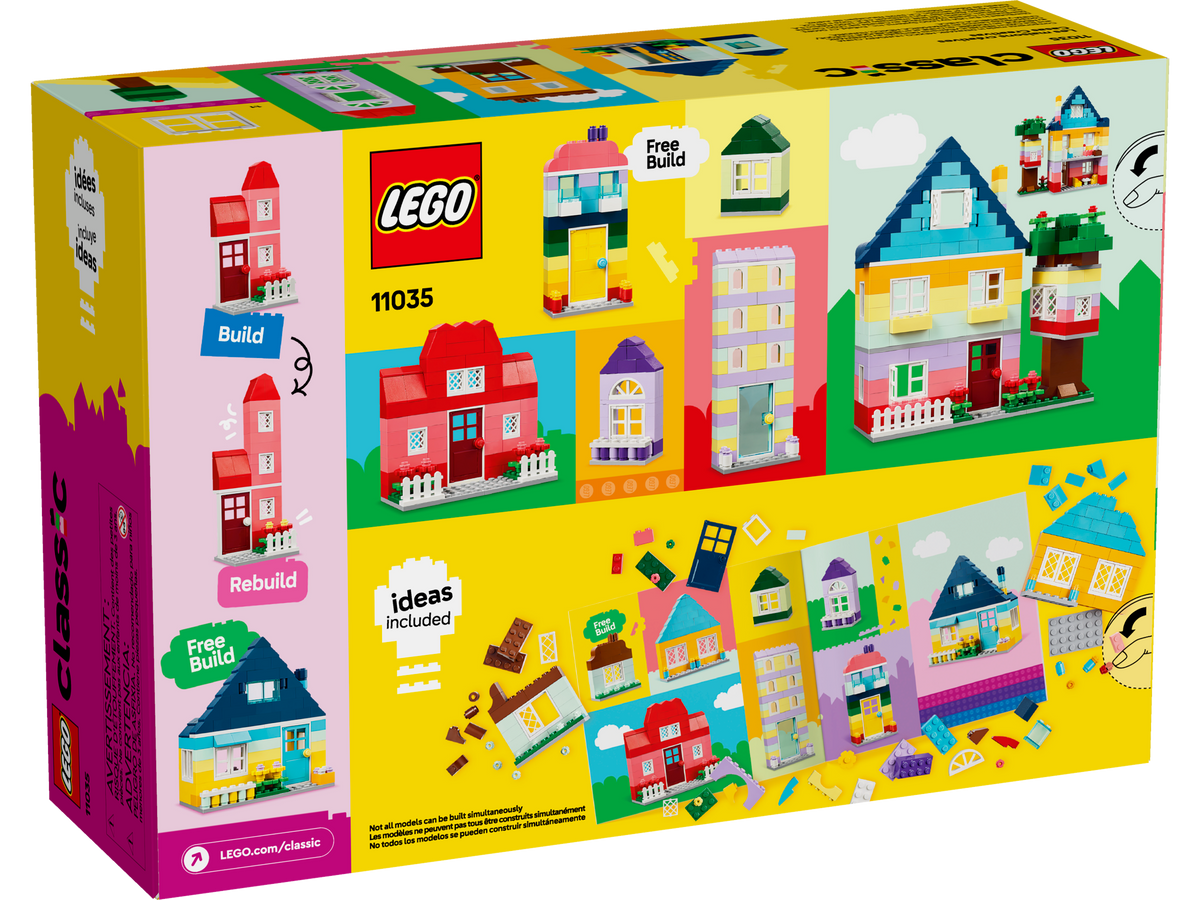 LEGO Classic Creative Houses Building Set (850 Pieces, Ages 4+) - View 8