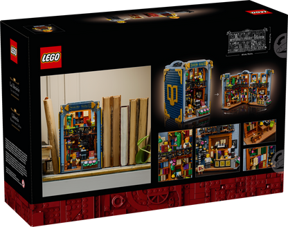 LEGO Icons Bookstore Book Nook Building Set (1,690 Pieces, Ages 18+) - View 23