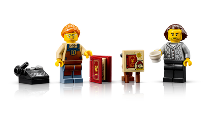 LEGO Icons Bookstore Book Nook Building Set (1,690 Pieces, Ages 18+) - View 6