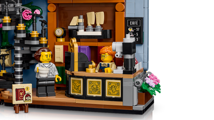LEGO Icons Bookstore Book Nook Building Set (1,690 Pieces, Ages 18+) - View 10