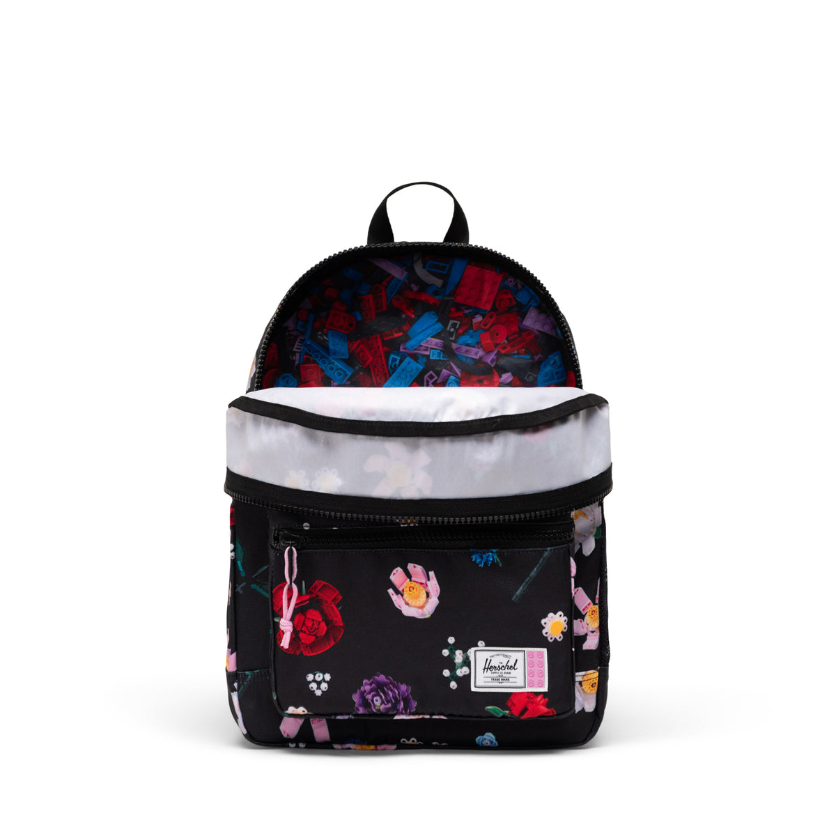 LEGO Herschel Heritage Kids Backpack - Abstract Bricks Blue 5010429 - View 8