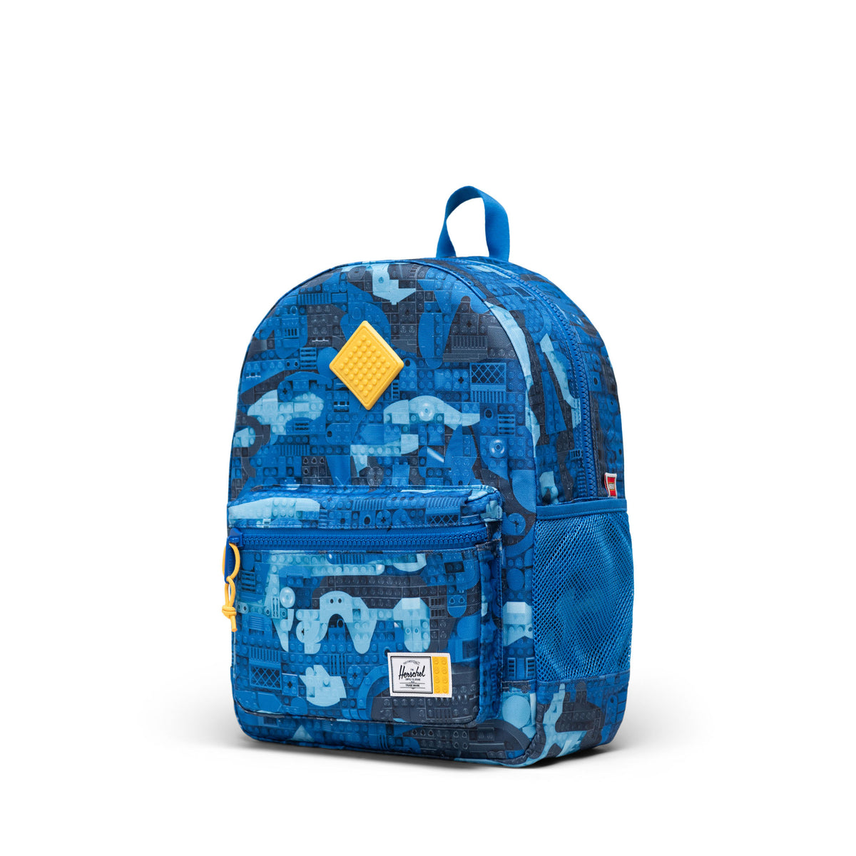 LEGO Herschel Heritage Kids Backpack - Abstract Bricks Blue 5010429 - View 4