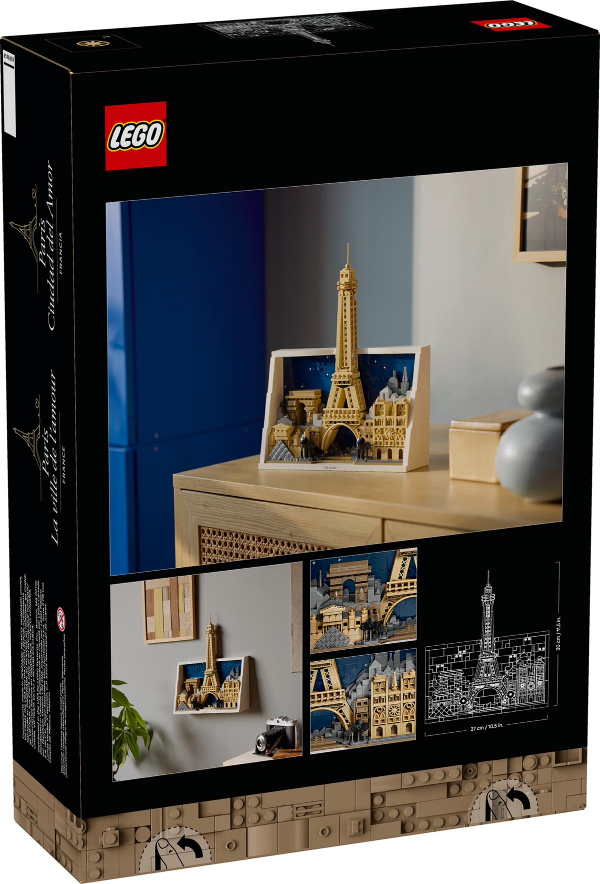 LEGO Architecture Paris City of Love Building Set (958 Pieces, Ages 18+) - View 15