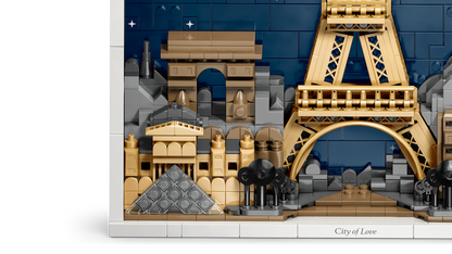 LEGO Architecture Paris City of Love Building Set (958 Pieces, Ages 18+) - View 4