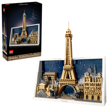 LEGO Architecture Paris City of Love Building Set (958 Pieces, Ages 18+) - View 2