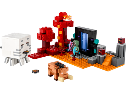 LEGO Minecraft The Nether Portal Ambush 21255 Building Set (352 Pieces)