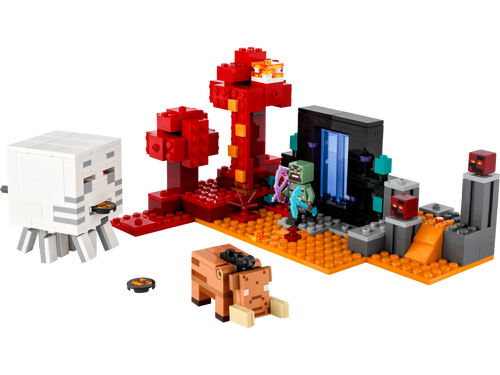 LEGO Minecraft The Nether Portal Ambush 21255 Building Set (352 Pieces)