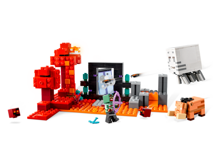 LEGO Minecraft The Nether Portal Ambush 21255 Building Set (352 Pieces) - View 3