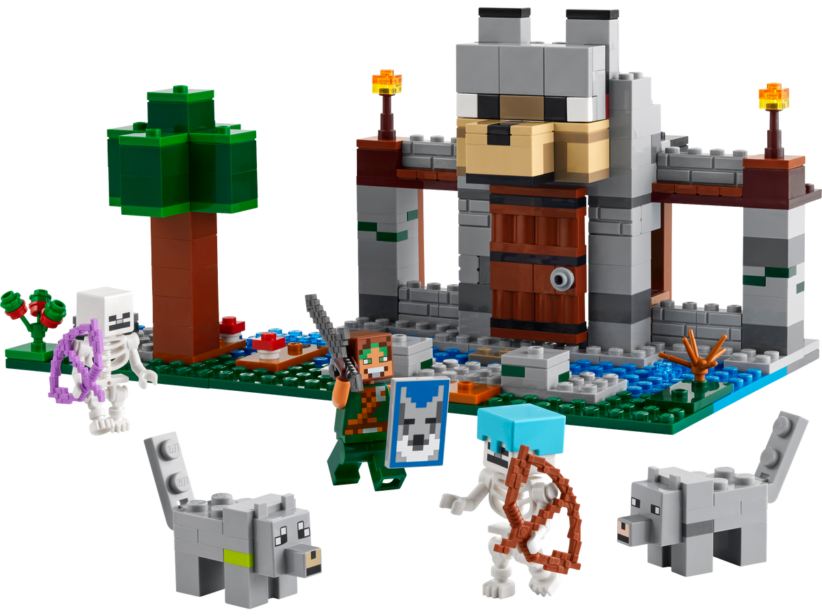 LEGO Minecraft The Wolf Stronghold 21261 Building Set (312 Pieces)