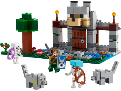 LEGO Minecraft The Wolf Stronghold 21261 Building Set (312 Pieces)