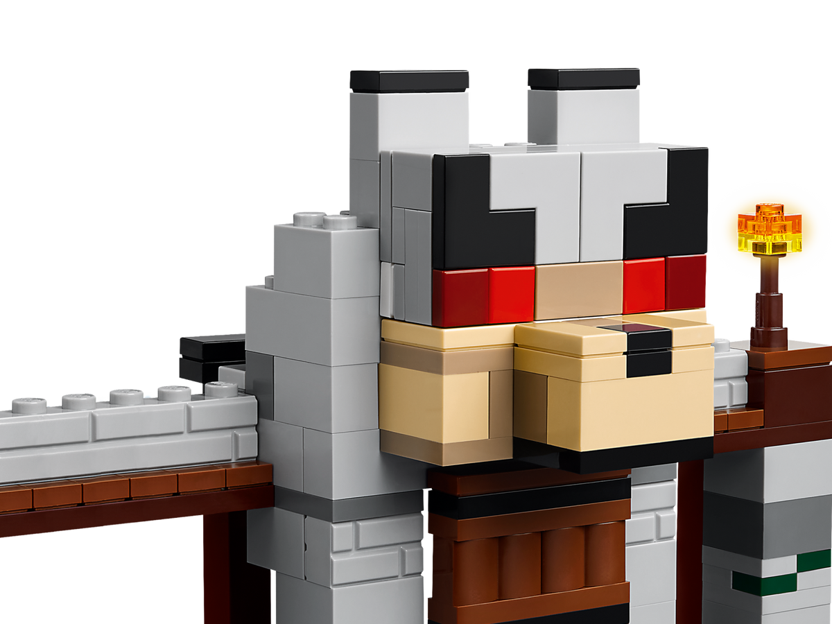 LEGO Minecraft The Wolf Stronghold 21261 Building Set (312 Pieces) - View 4