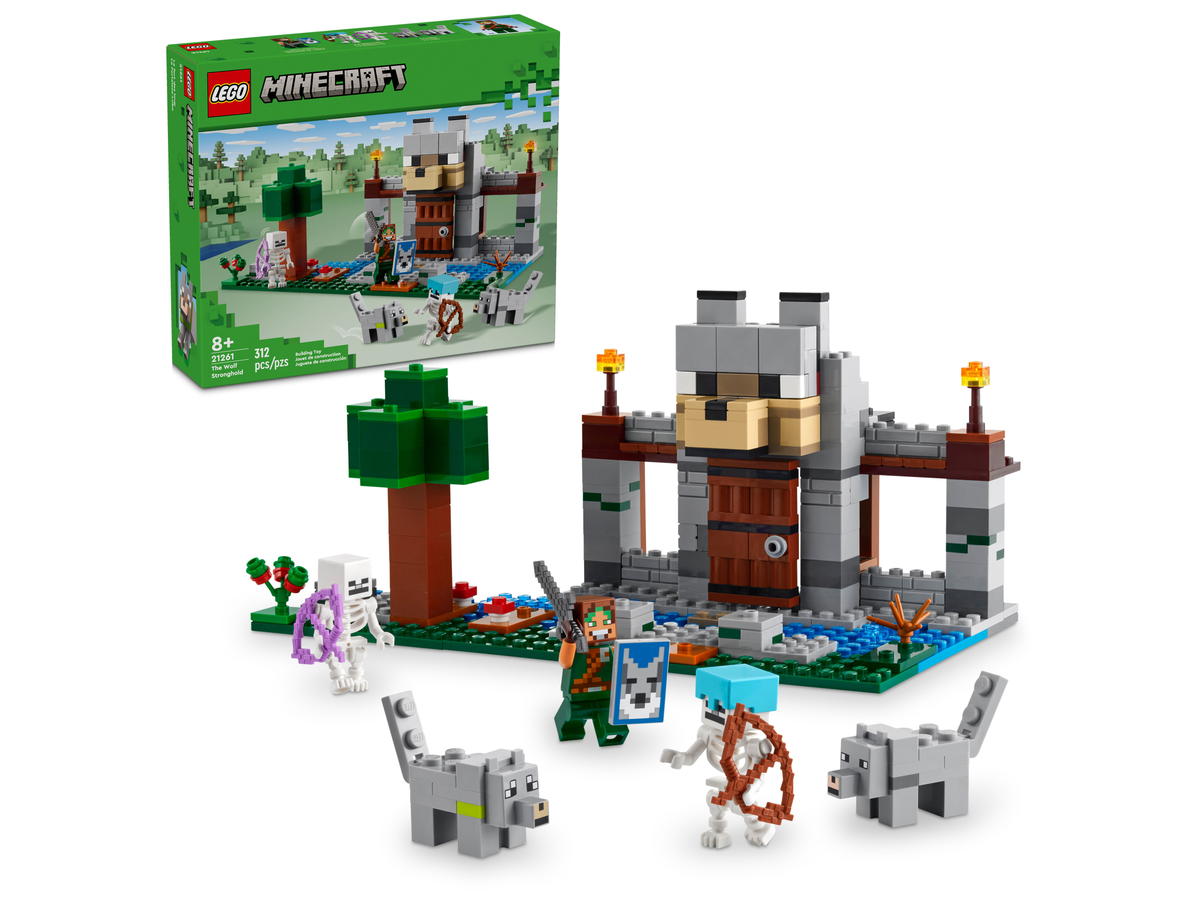 LEGO Minecraft The Wolf Stronghold 21261 Building Set (312 Pieces) - View 2