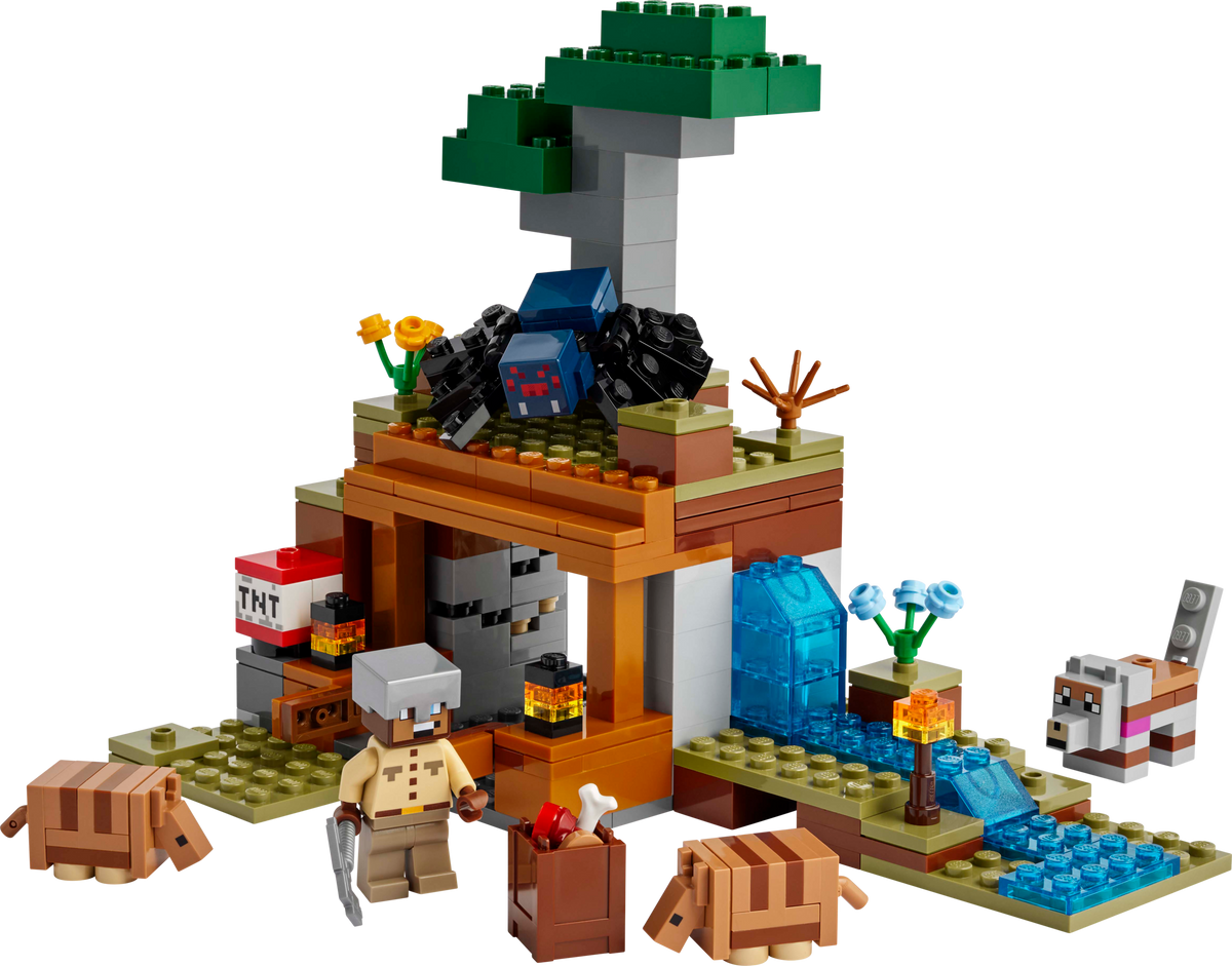 LEGO Minecraft The Armadillo Mine Expedition 21269 Building Set (247 Pieces)