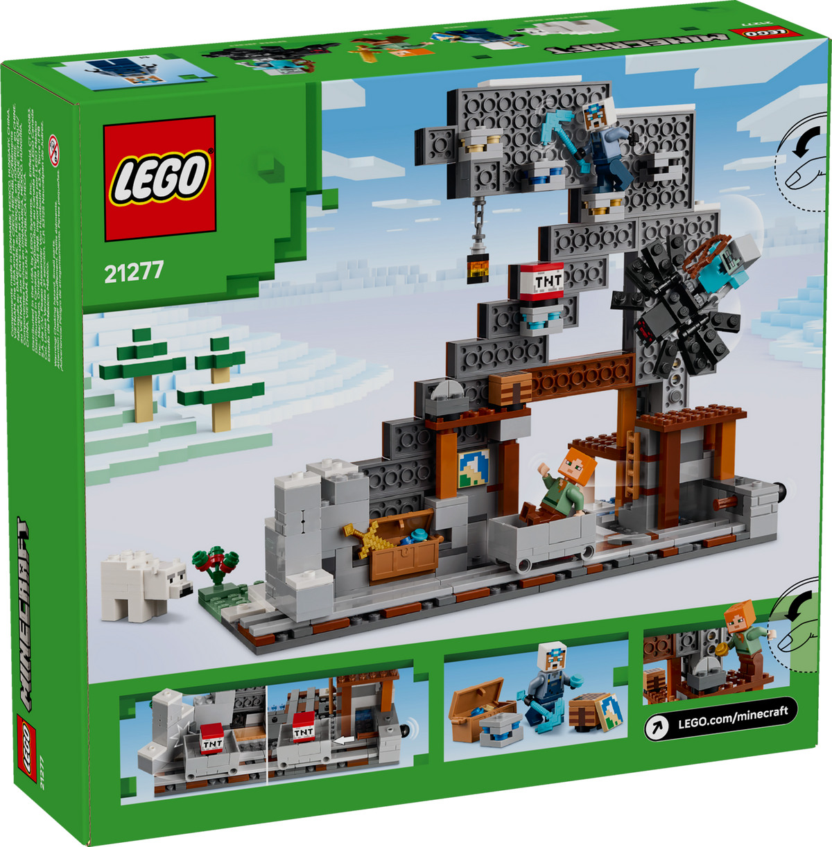 LEGO Minecraft The Pickaxe Mine 21277 Building Set (530 Pieces) - View 10